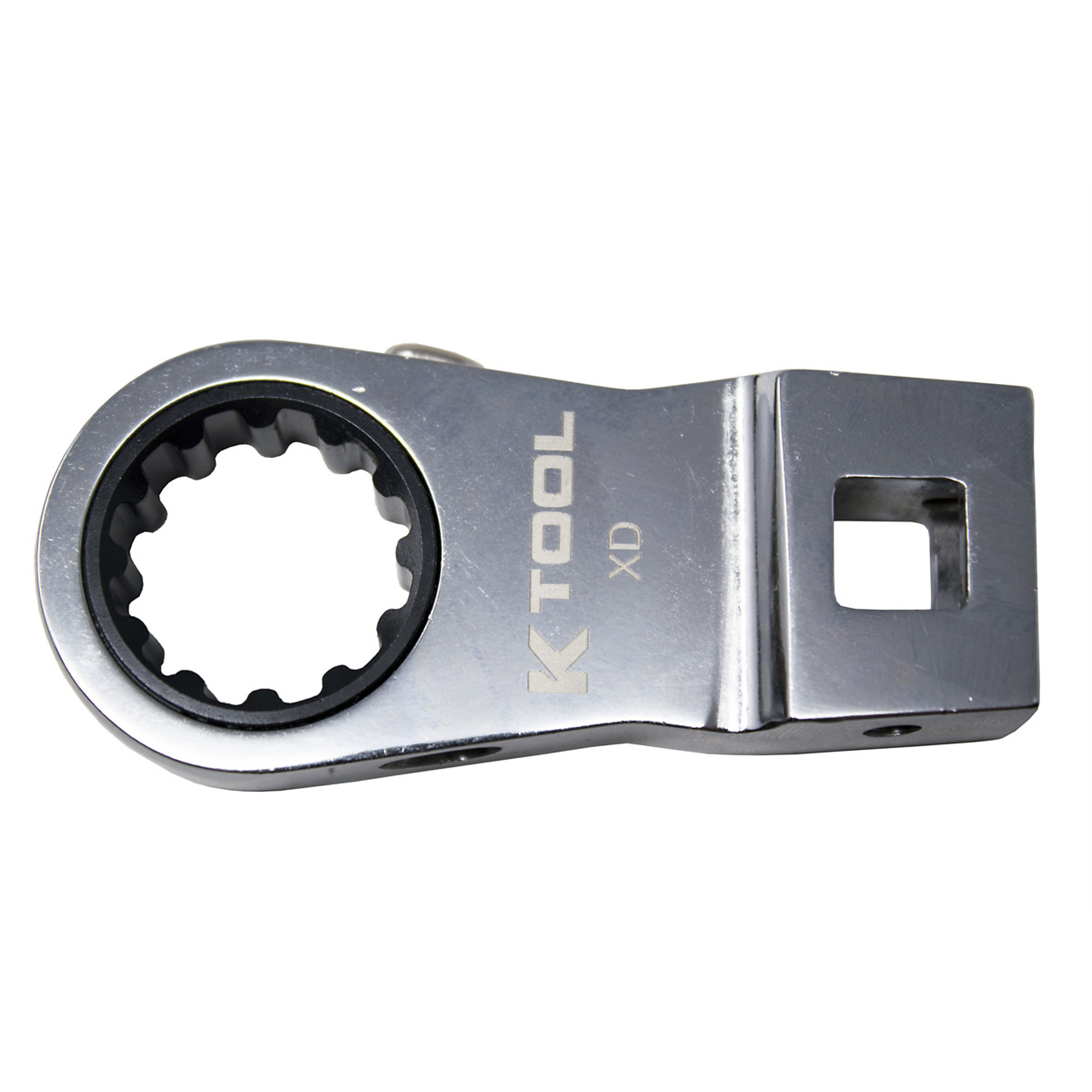 K Tool International Ratcheting Crowfoot Set — 3/8in. Drive, SAE, 9-Piece, 72 Tooth, Polished Chrome, Model# KTIXD2CWSS